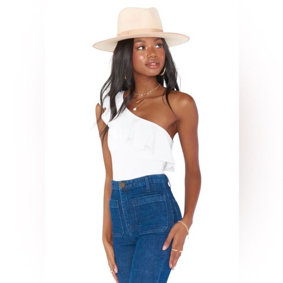 Show Me Your Mumu Ophelia Ruffle Bodysuit Size M - Picture 2 of 7